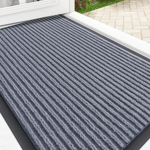 OLANLY Front Door Mat 29.5x17, Waterproof Heavy-Duty Indoor Outdoor Doormat by OLANLY