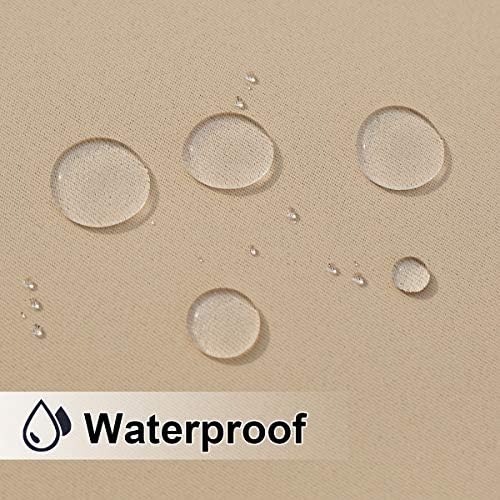 NICETOWN Outdoor Curtain for Patio Waterproof, Sunlight Block Rustproof Grommet - Image 4