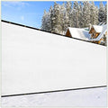 ColourTree Customized Size Fence Screen Privacy Screen White 5' x 95' by ColourTree