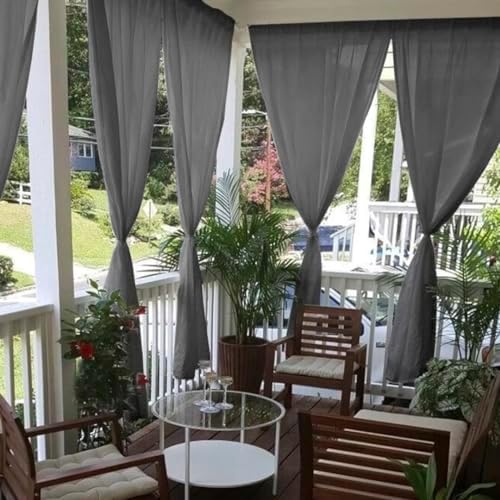 youleyar Sheer Outdoor Curtains - Image 4