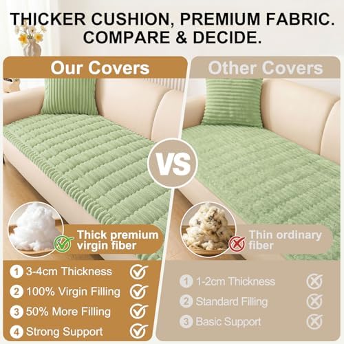 Smiry Couch Cover for Dogs, Non Slip Washable Sofa Protector for Pets - Image 4
