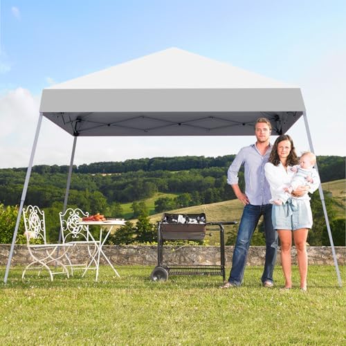 10x10FT Slant Leg Pop Up Canopy Tent, Portable Outdoor Shelter - Image 5