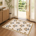 3x4 Floral Entry Rug by Othilic