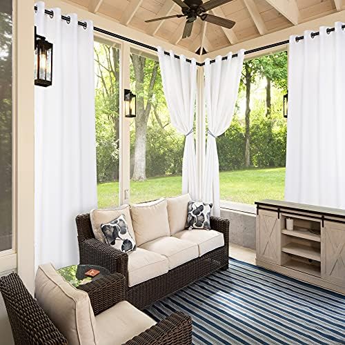 BONZER Outdoor Curtains for Patio Waterproof Light Blocking Privacy - Image 5