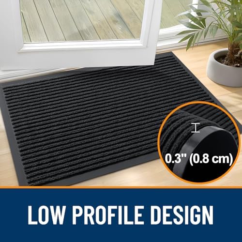 OLANLY 2-Pack Front Door Mats 59x23, Waterproof Heavy-Duty Doormats - Image 4
