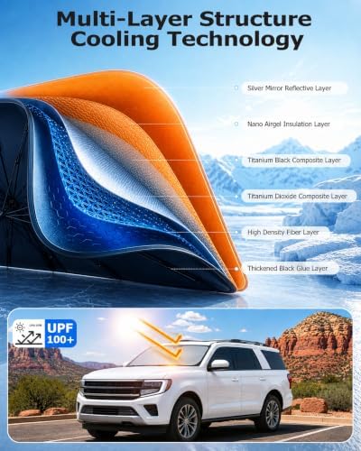 Weektic Windshield Sun Shade Umbrella - Image 3