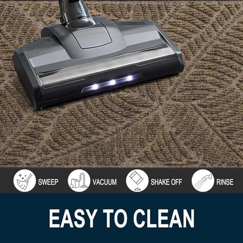 Colorxy Waterproof Front Doormat, Sturdy Natural Rubber Door Mat - Image 5