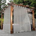 BONZER Waterproof Sheer Outdoor Curtains by Bonzer