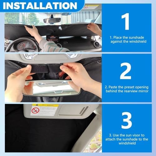 Car Windshield Sun Shade Compatible - Image 5