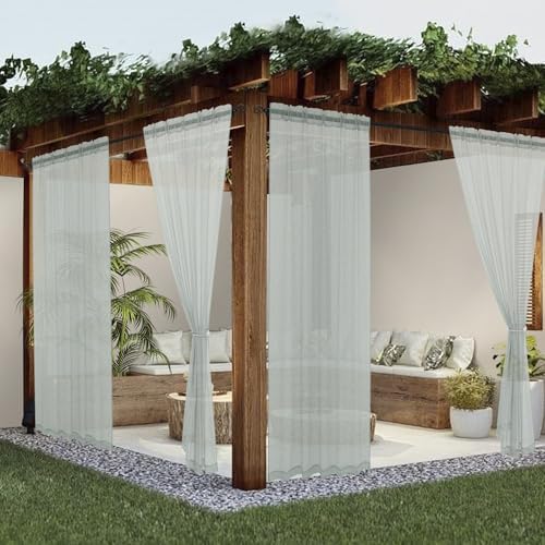 youleyar Sheer Outdoor Curtains by Youleyar