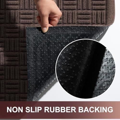 Mibao Front Door Mat Outside Entrance, Heavy Duty Welcome Mat, Stain and Fade - Image 5