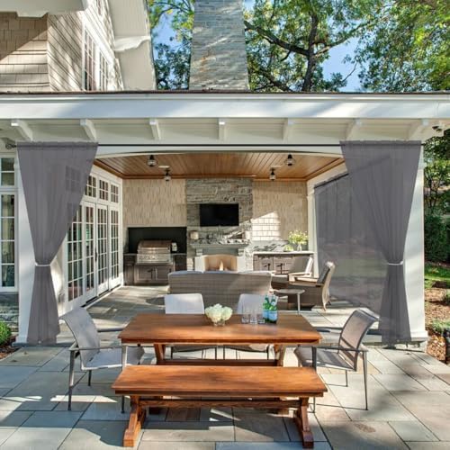 youleyar Outdoor Sheer Curtains - Image 3