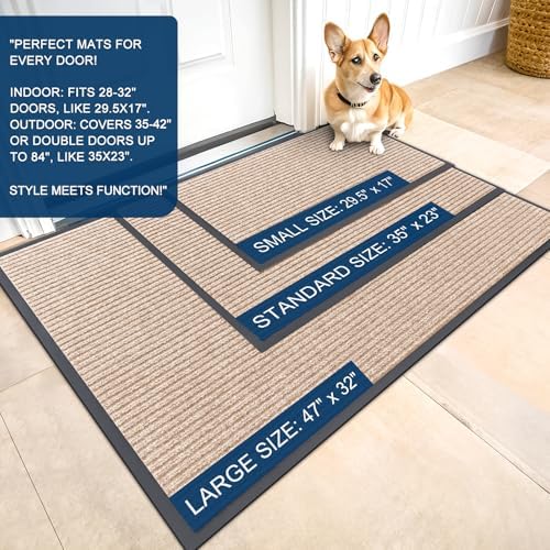 OLANLY Front Door Mat 71x23, Waterproof Heavy-Duty Indoor Outdoor Doormat - Image 2