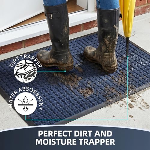 Front Door Mat Outside Entrance, Heavy Duty Doormat, 47.5"x35.5" - Image 3