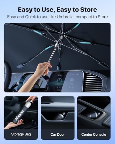 Nmoiss Windshield Sun Shade Umbrella - Image 7