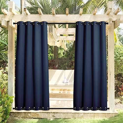 NICETOWN 2 Panels Outdoor Curtains - Image 2