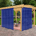Outdoor Sheer Curtains for Patio Waterproof, 2 Panels Rod Pocket Indoor/Outdoor by Awnmeow