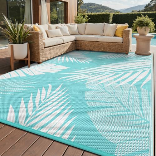 GENIMO Outdoor Rug, Waterproof Plastic Rugs by GENIMO