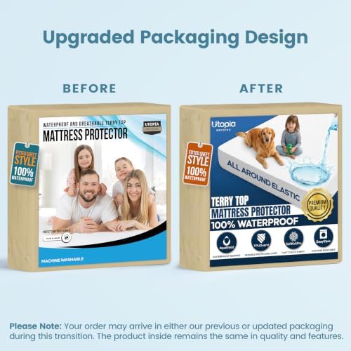 Waterproof Queen Size Mattress Protector fits Upto 17" Deep Pocket - Image 5