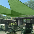 LOVE STORY Custom Size 8' x 11' x 13.6' Sun Shade Sail, Piquant Green by LOVESTORY