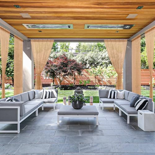 youleyar Outdoor Sheer Curtains - Image 4