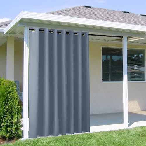 NICETOWN Outdoor Curtainch for Patio Waterproof 100 inch Wide, Thermal by NICETOWN