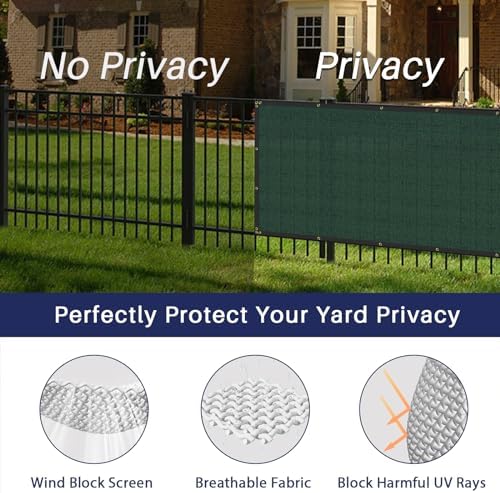 Windscreen4less Privacy Fence Screen Heavy Duty Windscreen Fencing Mesh Fabric - Image 5