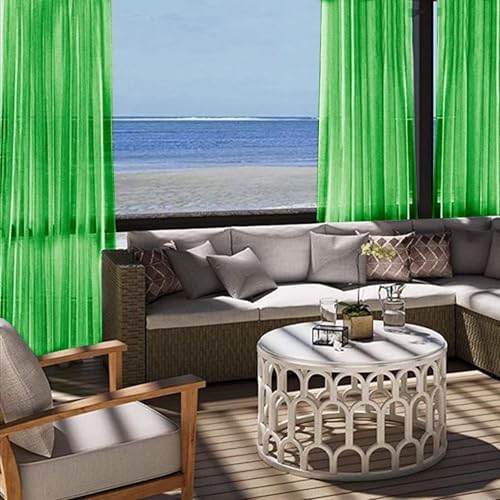 youleyar Sheer Outdoor Curtains - Image 3
