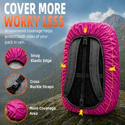 Frelaxy Waterproof Backpack Rain Cover, Pack Covers - Image 4