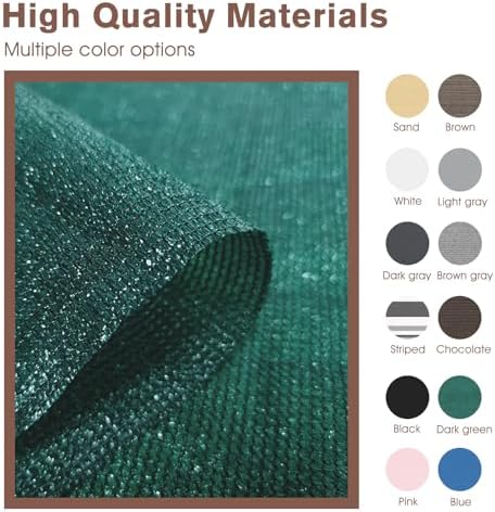 SUNNY GUARD 3' x 12' Balcony Privacy Screen, HDPE Patio Railing Cover Fence - Image 5