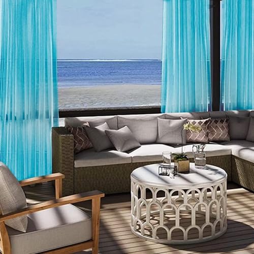 youleyar Sheer Outdoor Curtains - Image 3