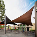 Royal Shade 13' x 13' x 13' Brown Triangle Sun Shade Sail by RoyalShade