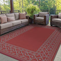 GENIMO Outdoor Rug, Waterproof Plastic Rugs by GENIMO