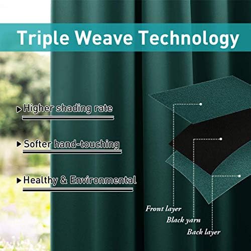 NICETOWN Outdoor Patio Curtain Room Divider Waterproof, Detachable - Image 3