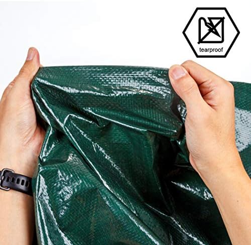 CARTMAN 14x30Ft Multipurpose Waterproof Poly Tarp Cover 8 Mil - Image 5