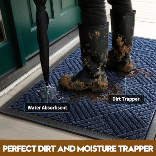 Front Door Mat, Heavy Duty Non-Slip Doormat 35.5"x24" - Image 3