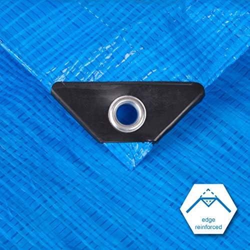 CARTMAN 12x40Ft Multipurpose Waterproof Poly Tarp Cover 5 Mil - Image 4