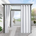 RYB HOME Outdoor Curtains for Patio Waterproof Privacy Thermal Insulated by RYBHOME