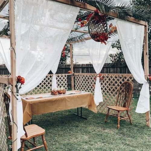 youleyar Sheer Outdoor Curtains - Image 2