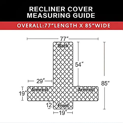 Easy-Going Reversible Couch Cover, Recliner 19 in - Image 5