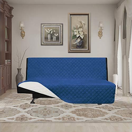 Easy-Going Reversible Couch Cover, Large Futon Sofa - Image 2
