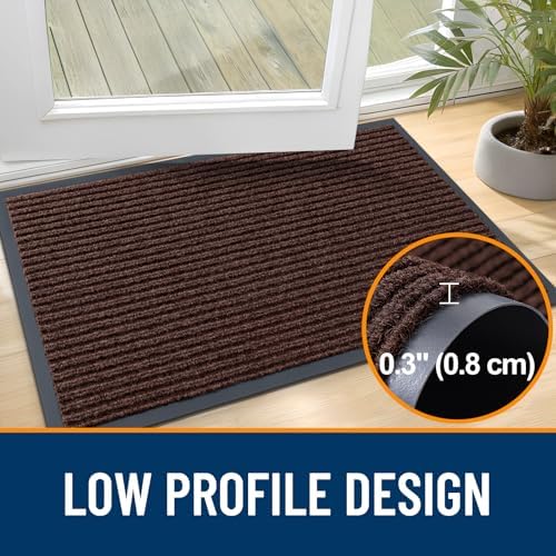 OLANLY Front Door Mat 47x30, Waterproof Heavy-Duty Indoor Outdoor Doormat - Image 4