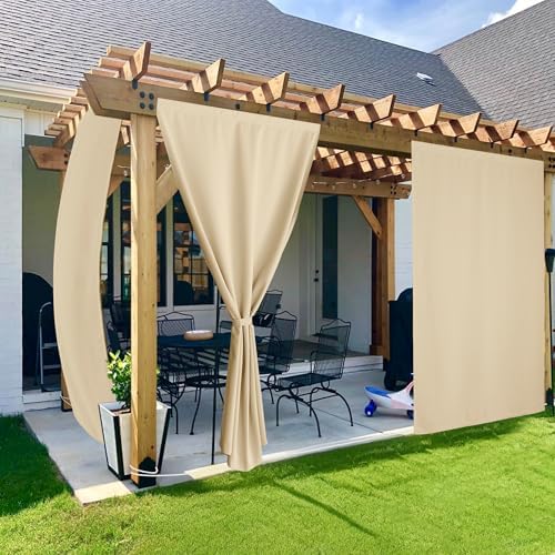 NICETOWN Rod-Free Outdoor Curtains by NICETOWN