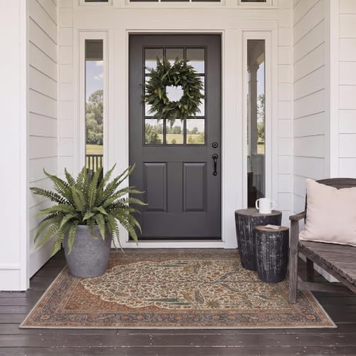 GENIMO 2.5x8 Outdoor Runner Rug, Washable - Image 4