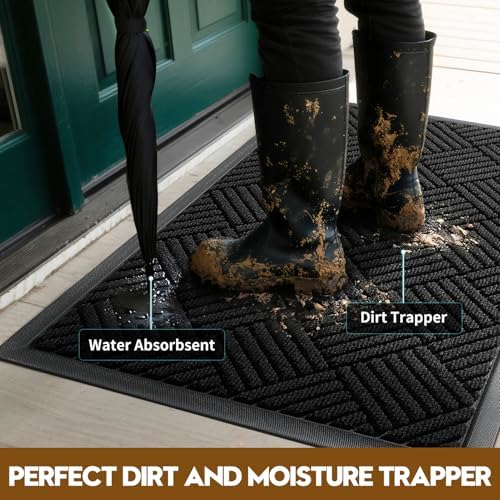Front Door Mat, Heavy Duty Non-Slip Doormat 31.5"x20" - Image 3