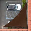 Royal Shade 9' x 11' x 14.2' Brown Triangle Sun Shade Sail by RoyalShade