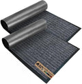GORILLA GRIP Traffic Guard Indoor Outdoor Heavy Duty Door Mat, 29x17 Gray by GorillaGrip