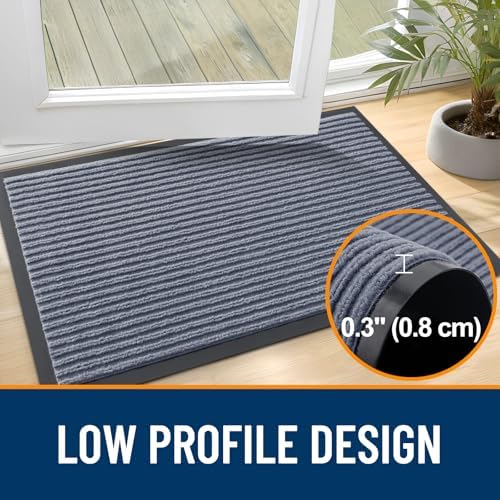 OLANLY Front Door Mat 47x23, Waterproof Heavy-Duty Indoor Outdoor Doormat - Image 4