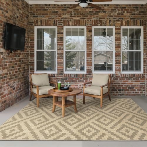 GENIMO Outdoor Rug, Waterproof Plastic Rugs - Image 5