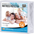 California King Mattress Protector 2 Pack fits upto 17" deep Mattresses by UTOPIABEDDING